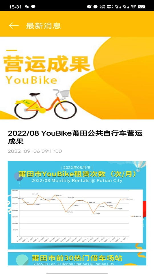 莆田youbike共享单车