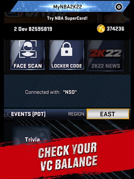 MyNBA2K22扫脸app